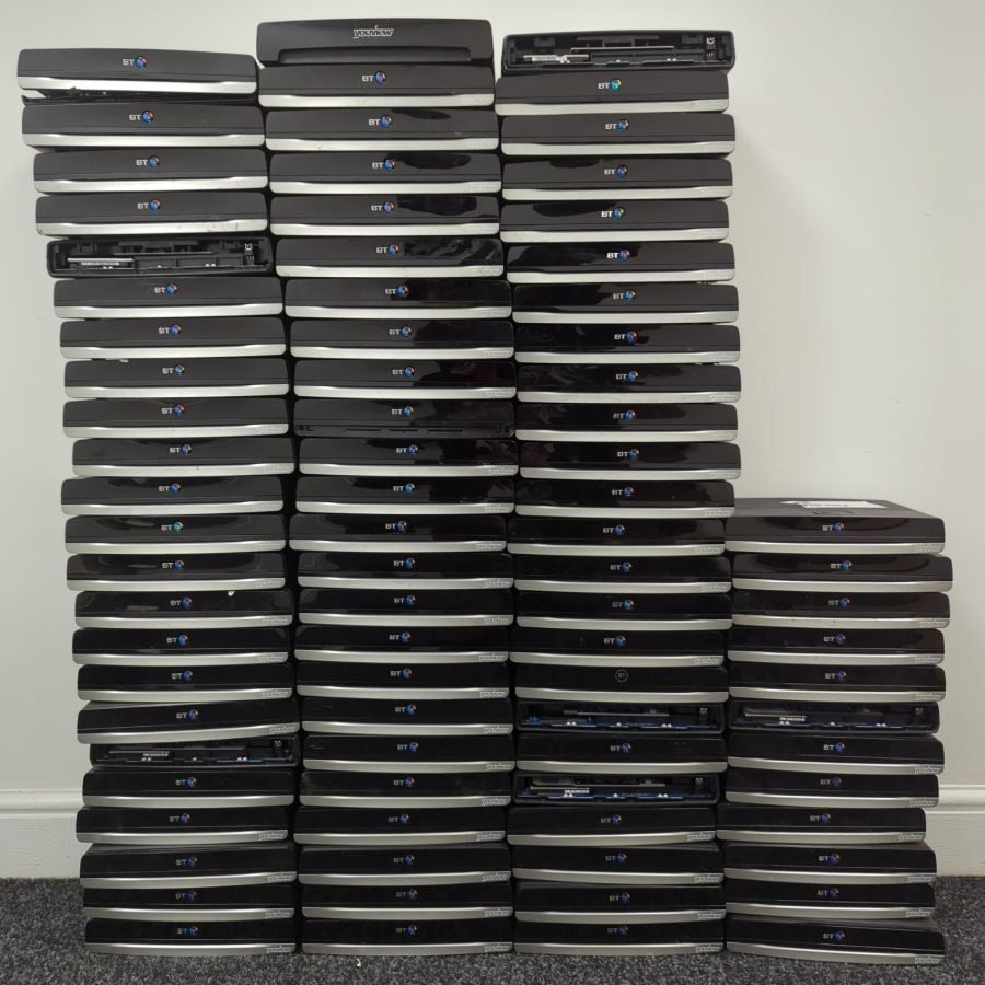 81 x *FAULTY* BT TV Box DTR-T2100 500GB YouView Recorder Box NO power NO HDD