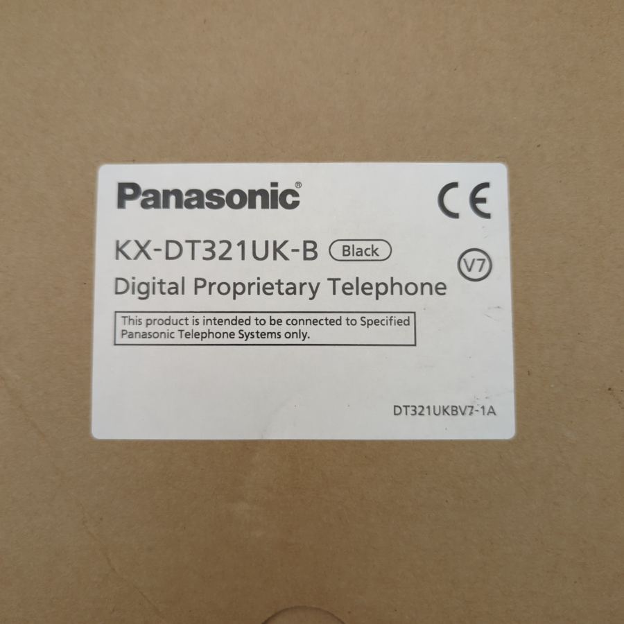 Representative photograph of the same model: NEW & BOXED Panasonic KX-DT321UK-B Digital Desktop Telephone Black – image 2