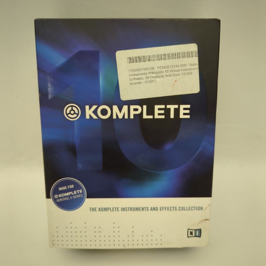 Native Instruments Komplete 10 Software Bundle – All Discs Included