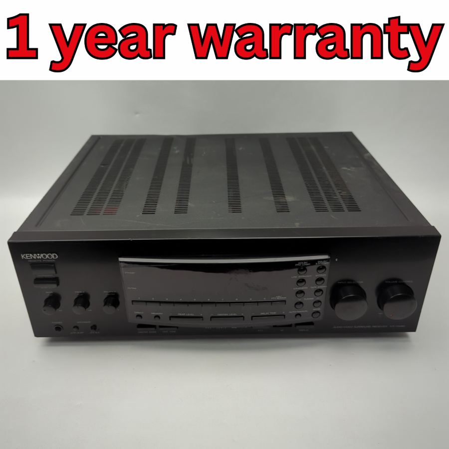 2 Kenwood KR-V5080 Surround Sound Digital Audio Video Stereo Receiver 170W Black