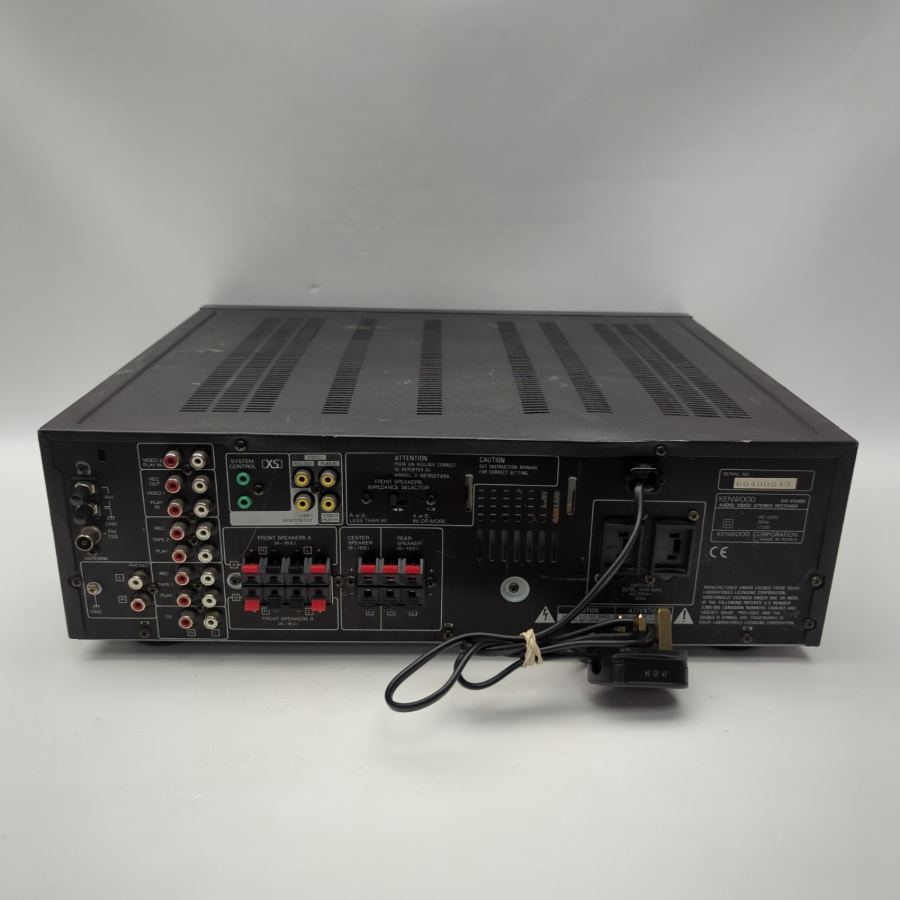 2 Kenwood KR-V5080 Surround Sound Digital Audio Video Stereo Receiver 170W Black – image 11