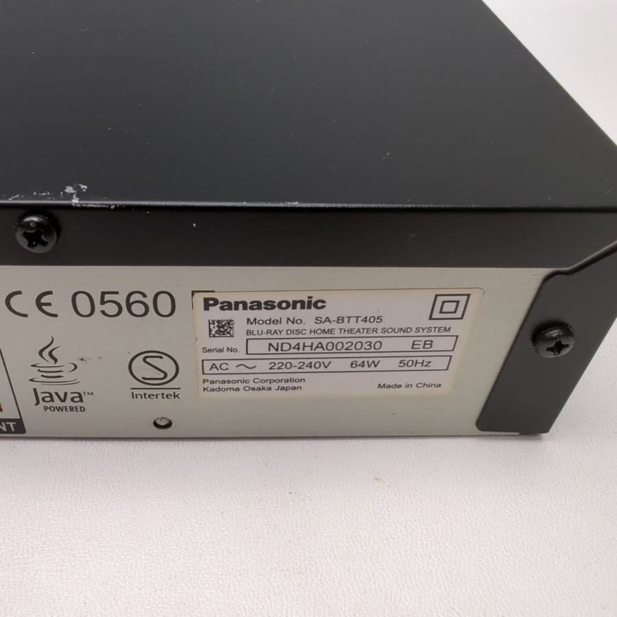 ONLY PLAYS DVD Panasonic SA-BTT405 Smart Home Theatre System Main Unit Only – image 9