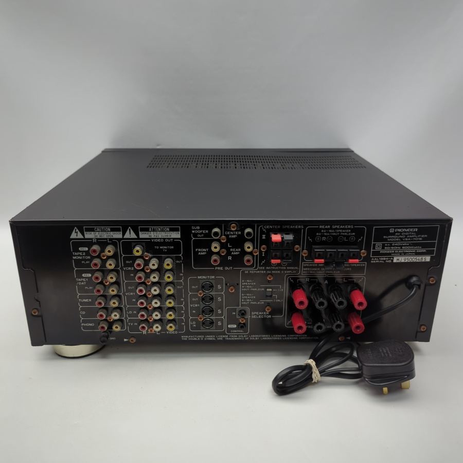 Pioneer VSA-701S AV Digital Surround Sound Amplifier Tested And Working – image 7