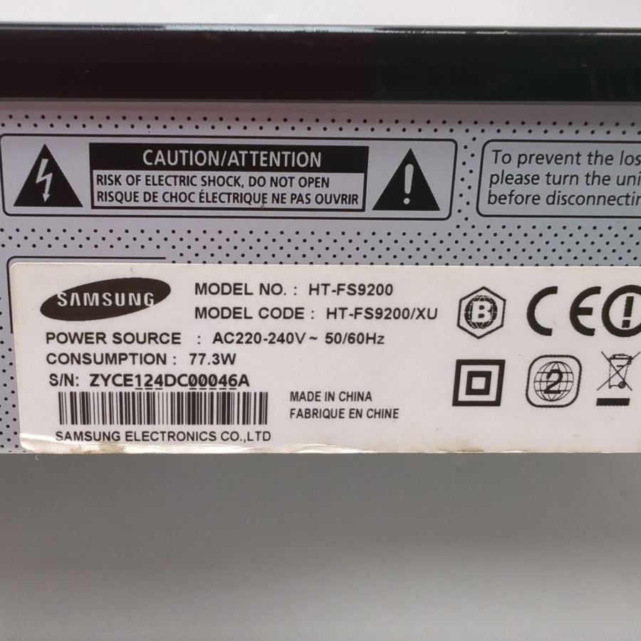 Samsung HT-FS9200 2.1 Blu-ray DVD Home cinema surround Player only – image 10
