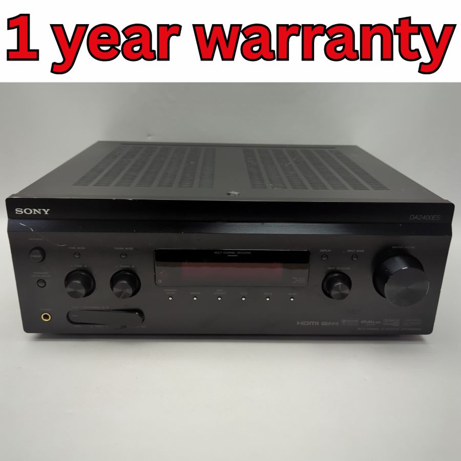 SONY STR‑DA2400ES 7.1 AV Receiver 100W x7 HDMI 4 in 1 out 1080p Upscaling