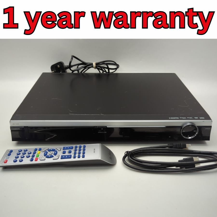 LOGIK LBD1000 Blu-ray and DVD player, HDMI, USB RCA, optical Warranty