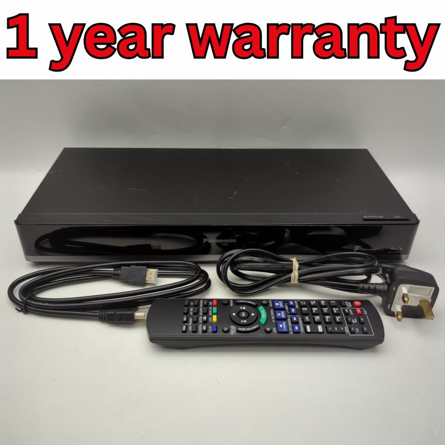 Panasonic DMR-BWT850 Smart 3D Blu-ray and DVD 1TB Recorder Freeview Remote