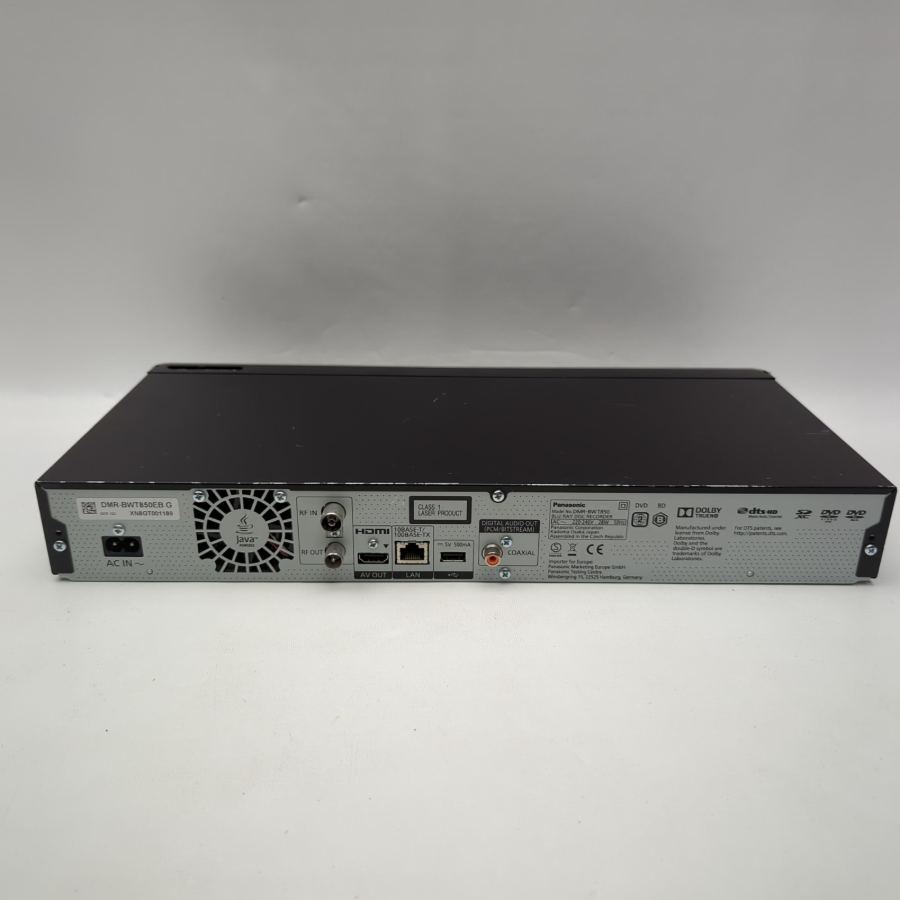 Panasonic DMR-BWT850 Smart 3D Blu-ray and DVD 1TB Recorder Freeview Remote – image 9