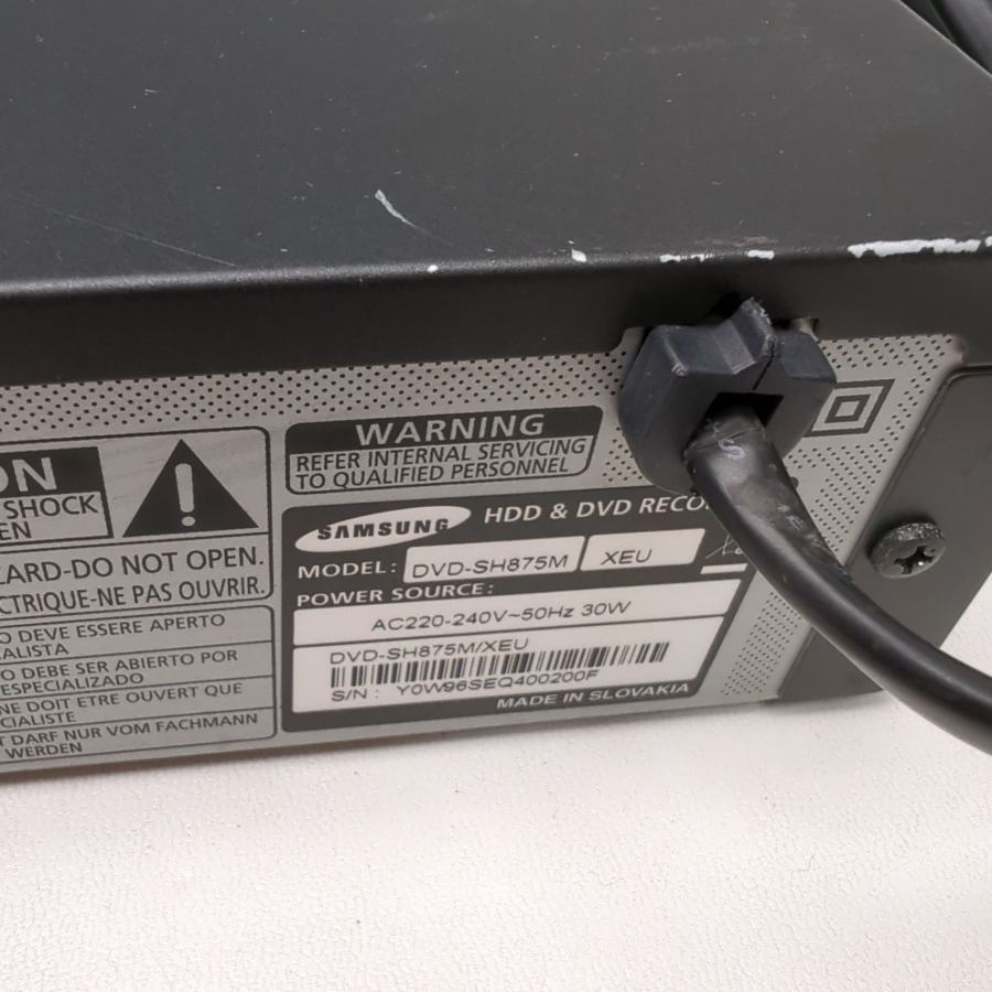 Samsung DVD-SH875M DVD 250GB HDD Recorder Black Working Tested UK Warranty – image 9