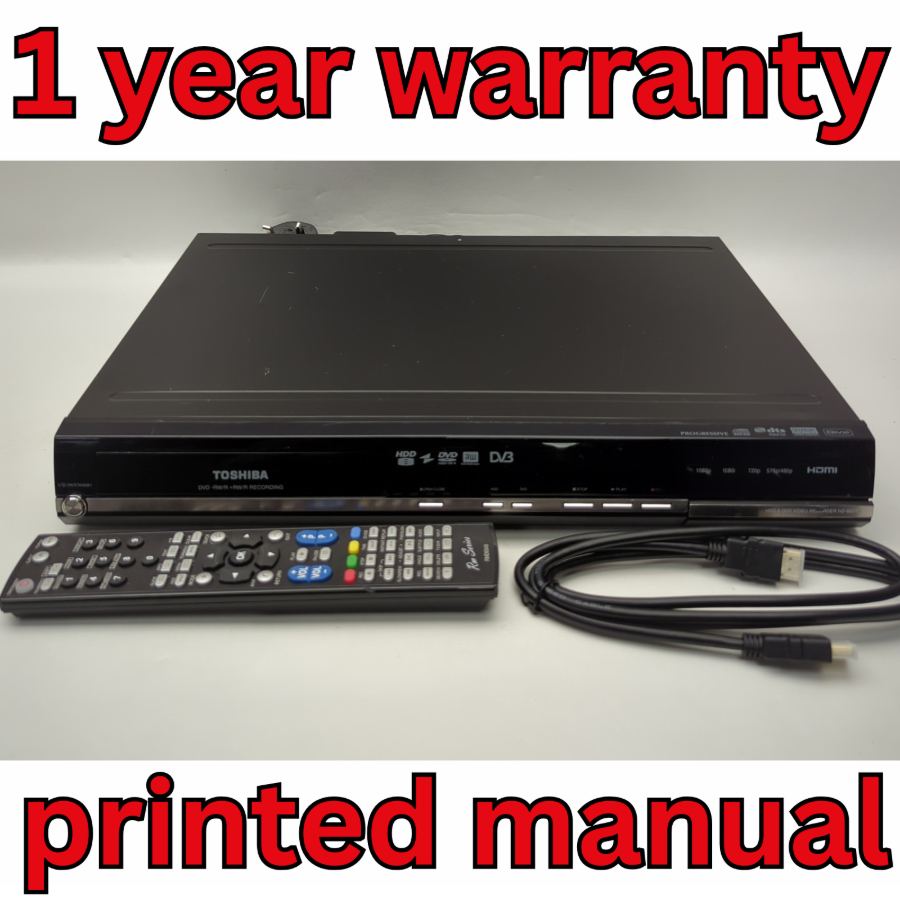 Toshiba RD-88DT-K-TB 160GB HDD DVD Video Recorder With Remote Tested Working