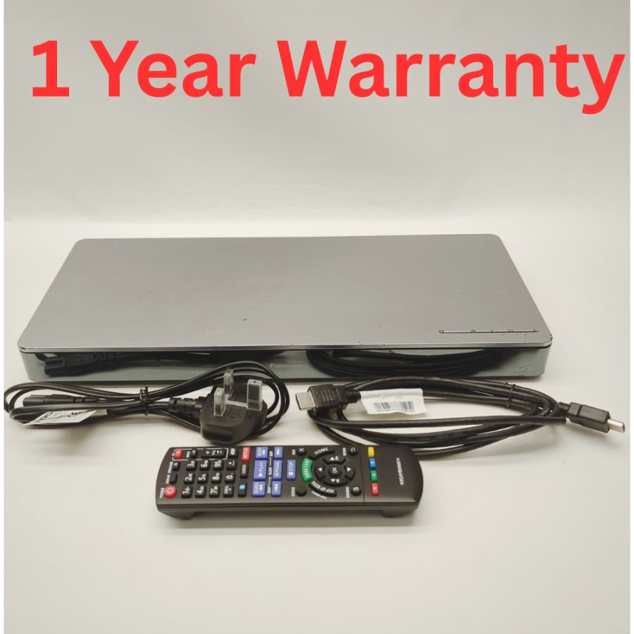 PANASONIC DMP-BDT460 Grey Blu-ray Disc Player HDMI Cable Remote 1 Year Warranty