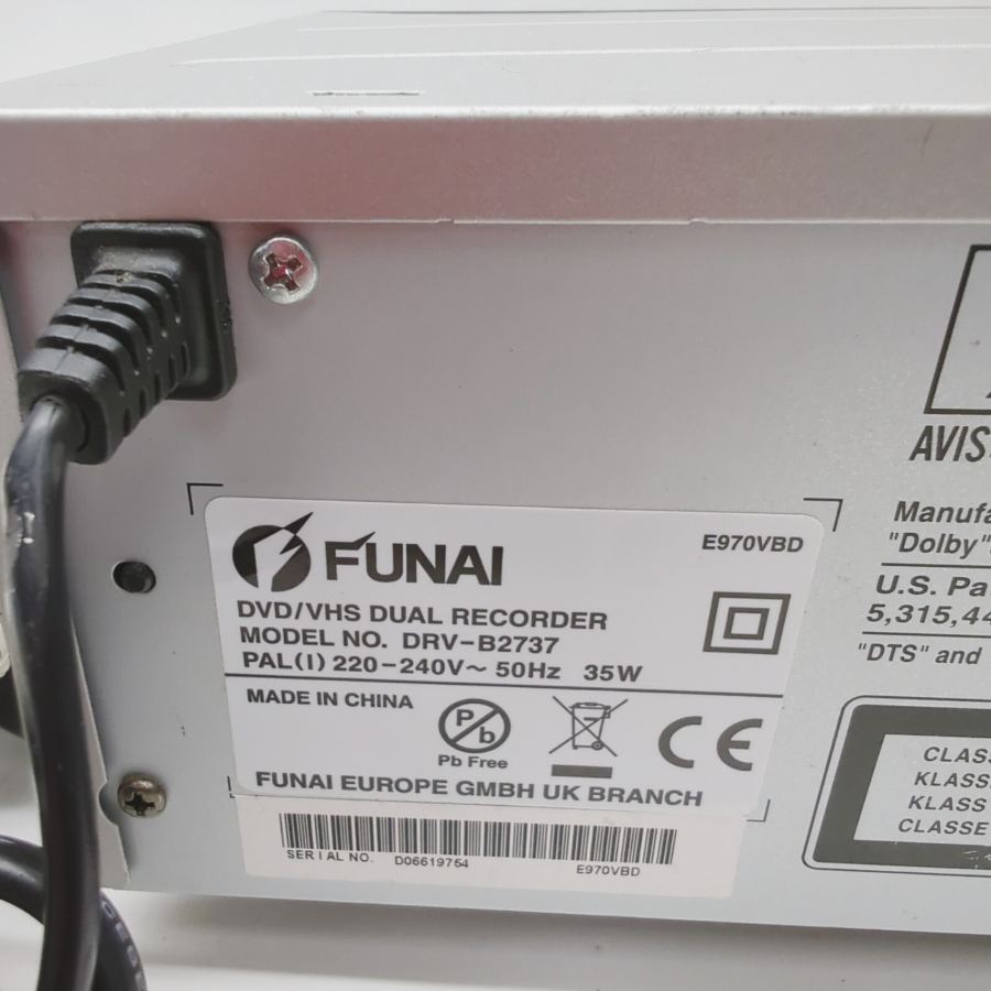 Funai DRV-B2737 6-Head MP3 DVD / VHS Dual Recorder -Silver COPY VHS to DVD – image 9