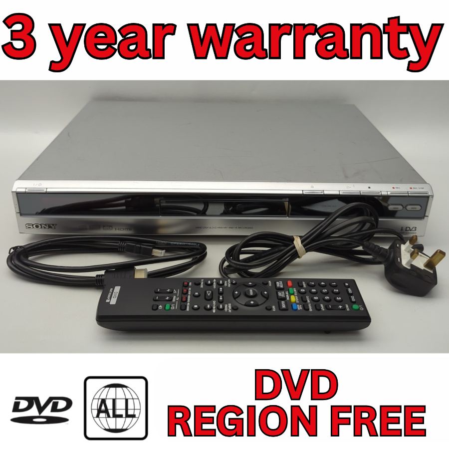 Representative photograph of Sony RDR-HXD860 DVD Player and Recorder | 160GB HDD | Freeview Multi Region