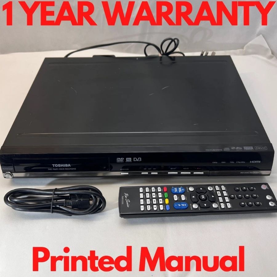 TOSHIBA D-R18DT DVD Recorder HD Ready HDMI DVB DVR With Remote Control