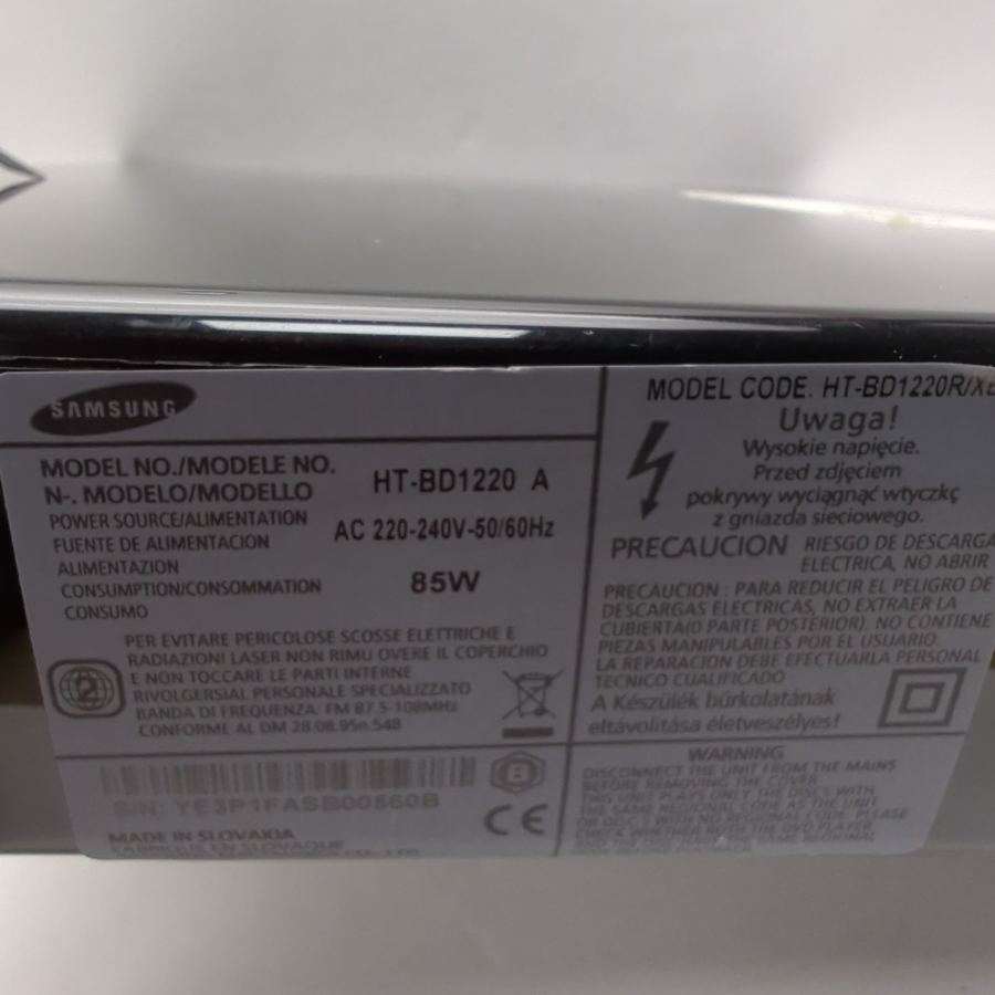 Samsung HT-BD1220 DVD Player Home Theatre System Player Surround Sound – image 6