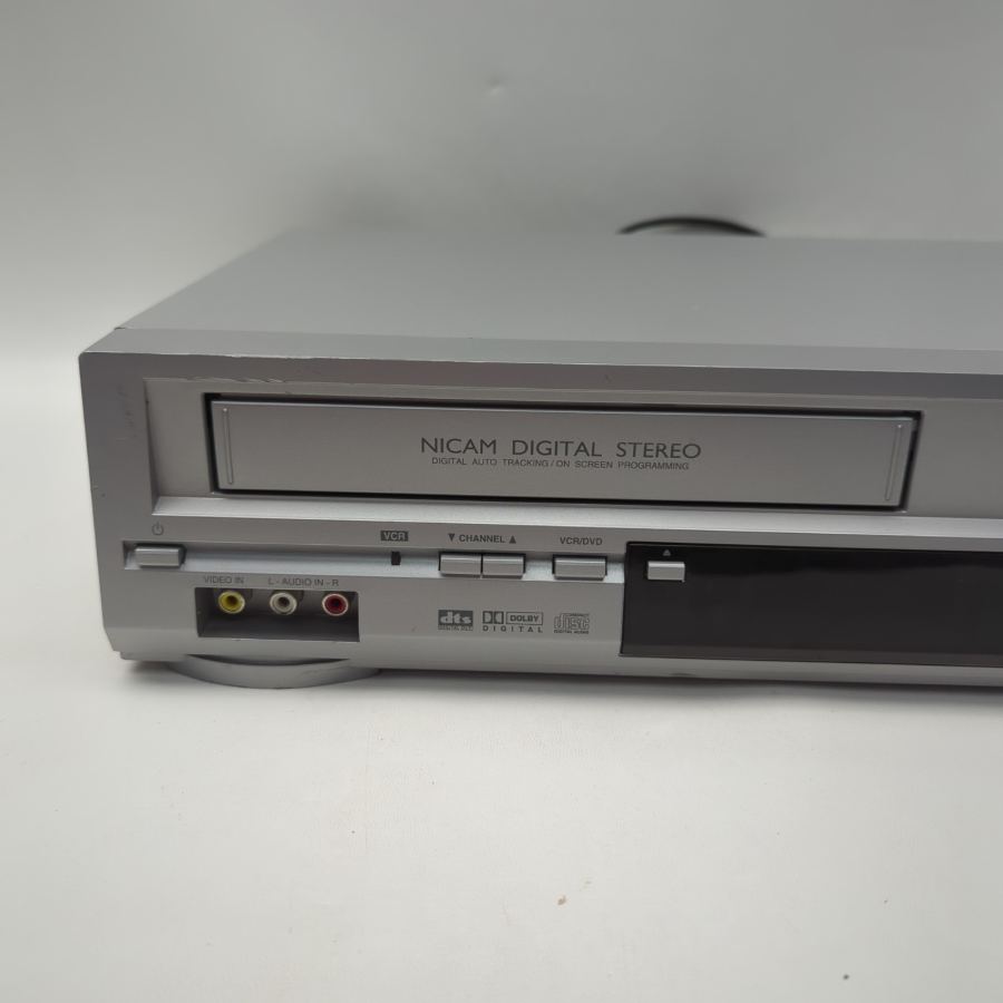 Bush DVHS1 DVD & VHS Video Cassette Player Combo - Silver Warranty Remote HDMI – image 4