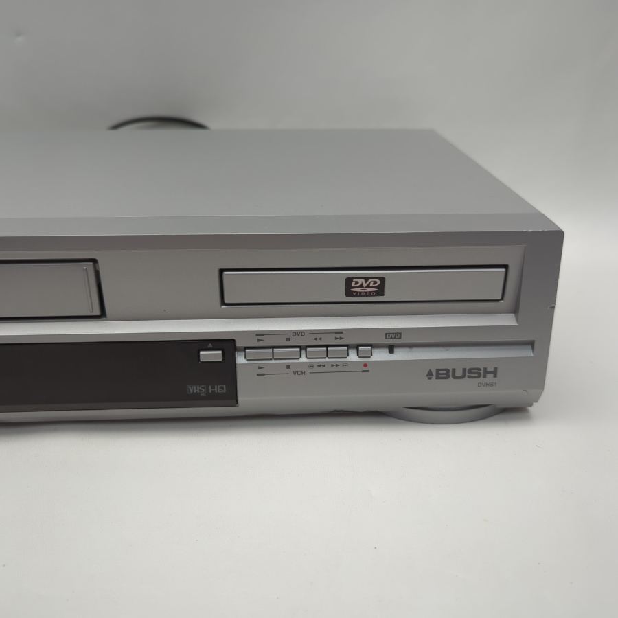 Bush DVHS1 DVD & VHS Video Cassette Player Combo - Silver Warranty Remote HDMI – image 5