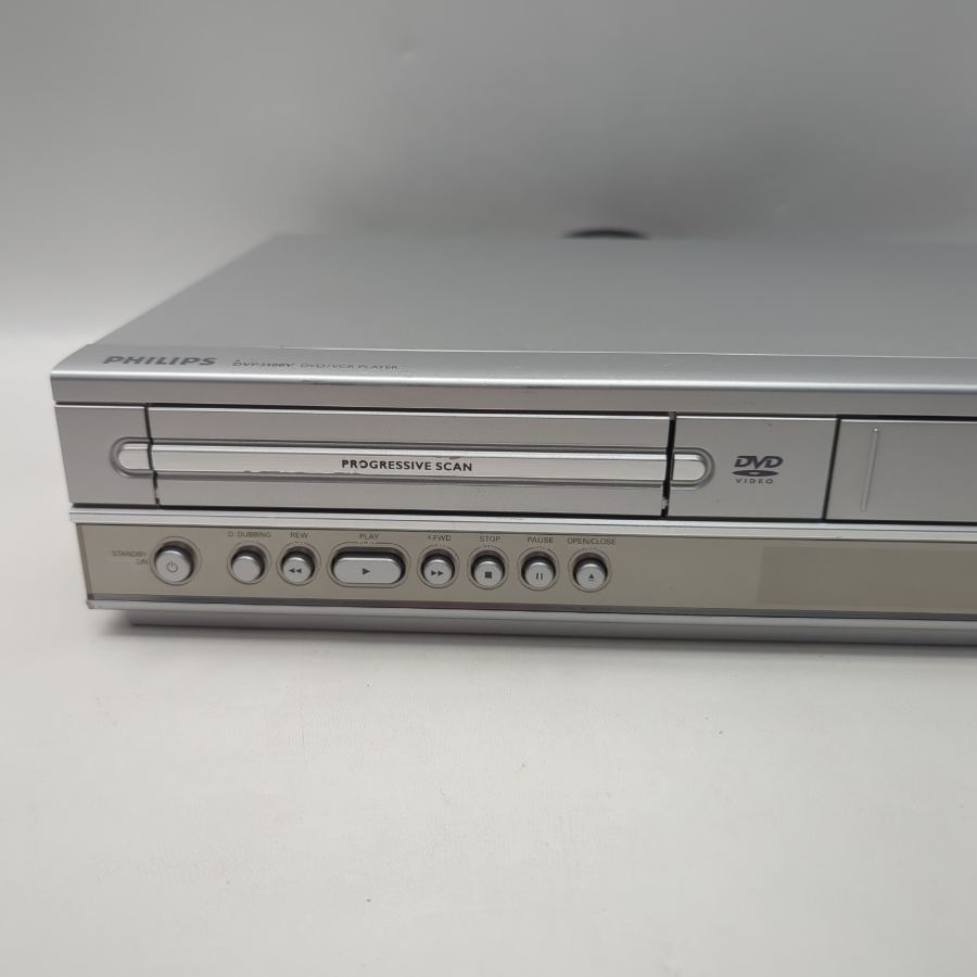 Representative photograph of the same model: Philips DVP 3100V DVD Player & VCR VHS Player / Recorder 1 Year Warranty Remote – image 4