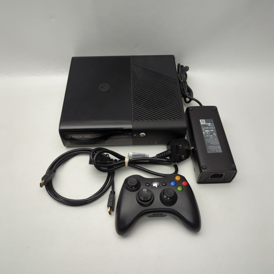 Xbox 360 E 250GB Console Black Bundle NEW Wireless Controller Warranty – image 2