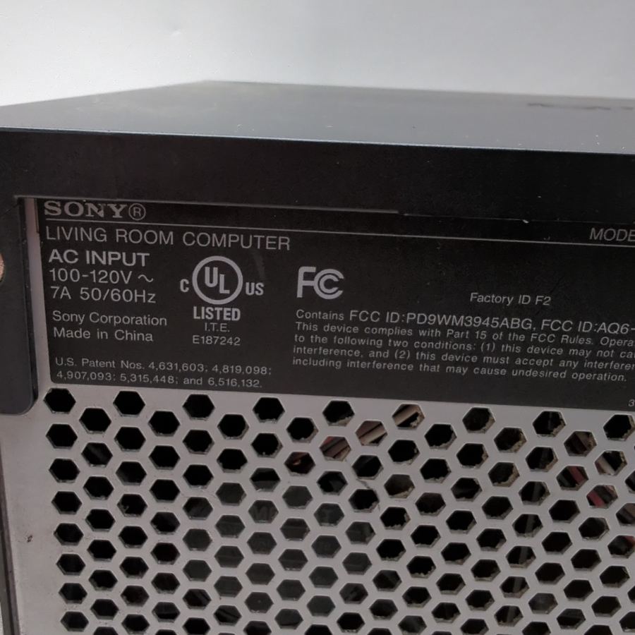 Sony Living Room Computer VGX-XL3 Blu-Ray Player Tuner Rare, windows vista 2007 – image 7