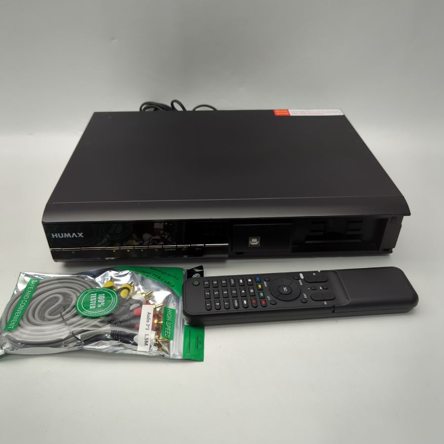 Humax PVR9200T Duovisio Freeview DVR Black With Remote Control Tested Working