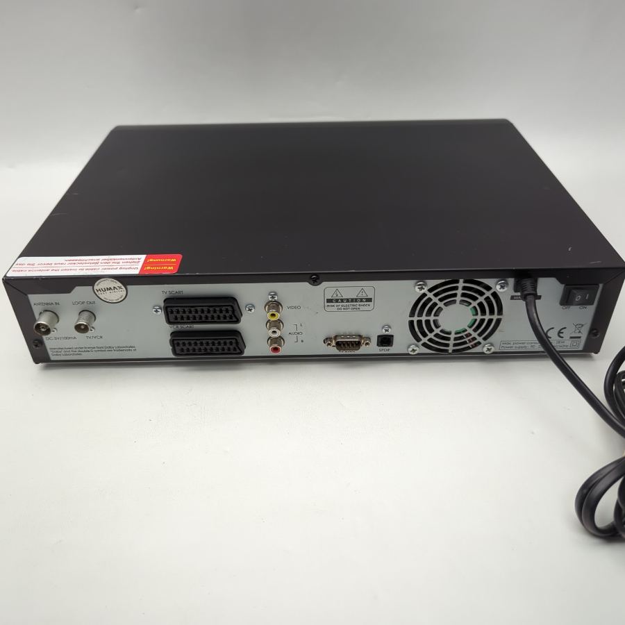 Humax PVR9200T Duovisio Freeview DVR Black With Remote Control Tested Working – image 2