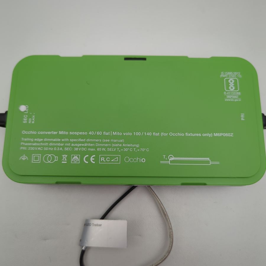 Representative photograph of the same model: power supply for Occhio Mito Sospeso Move LED Pendant 38v dc 65w M6P060Z – image 2