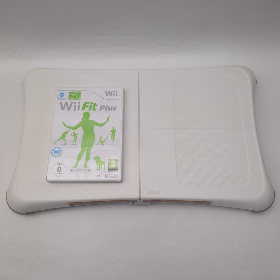 Nintendo Wii Fit Balance Board + Wii Fit Plus + Wii Fit Games | Tested + Cleaned