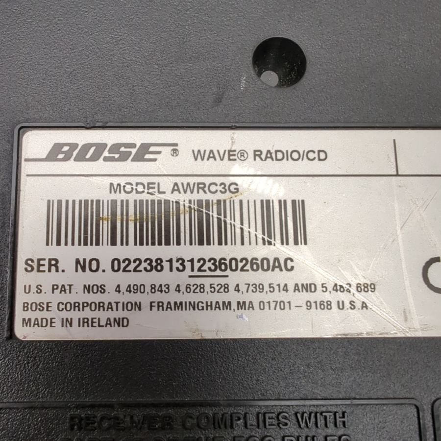 Bose Wave Radio CD (AWRC3G) Remote, Antenna, CD player , Radio – image 3