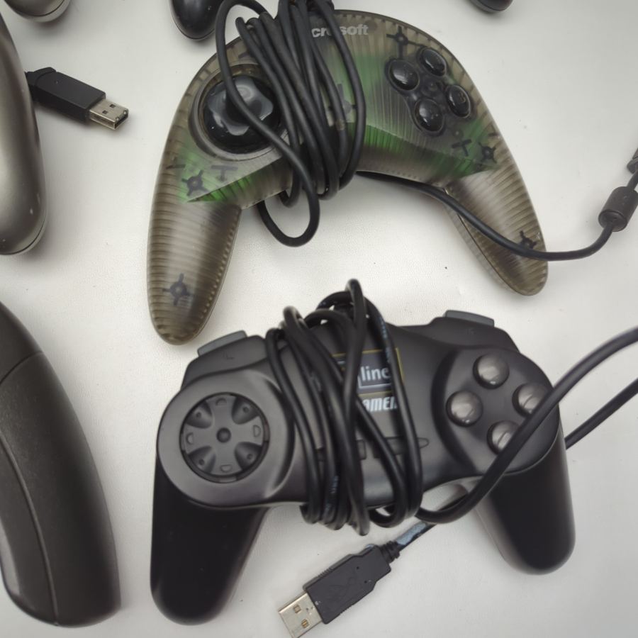 6x Microsoft Sidewinder Game Pad Pro Vintage Retro USB PC Gamepad Controller – image 2