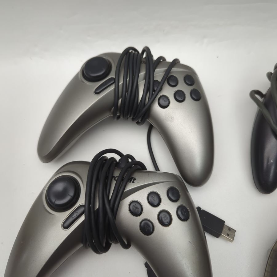 6x Microsoft Sidewinder Game Pad Pro Vintage Retro USB PC Gamepad Controller – image 5