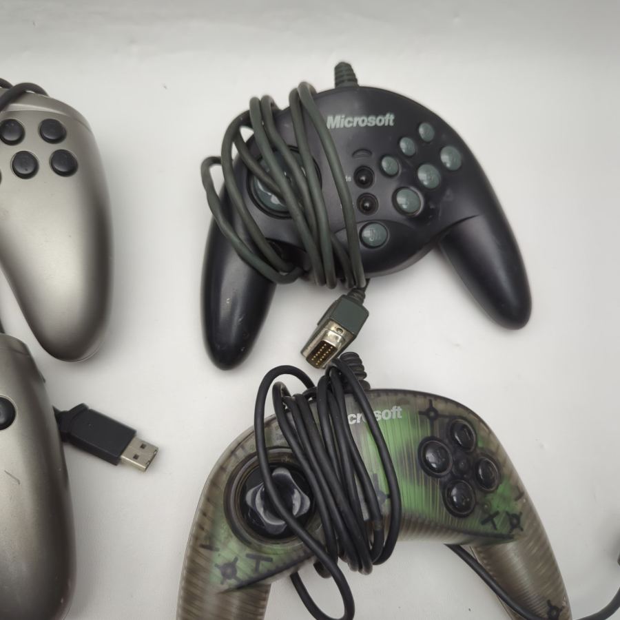 6x Microsoft Sidewinder Game Pad Pro Vintage Retro USB PC Gamepad Controller – image 6