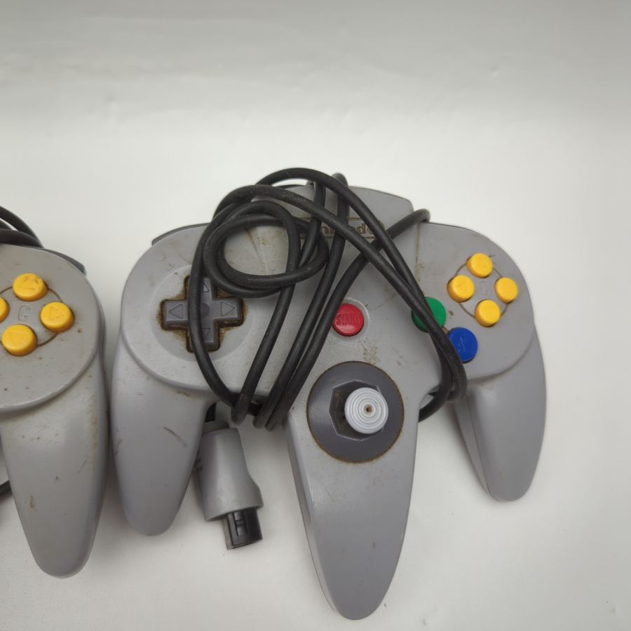 Spares or Repairs Faulty Thumbstick 2X Genuine Nintendo 64 Official Controller – image 2