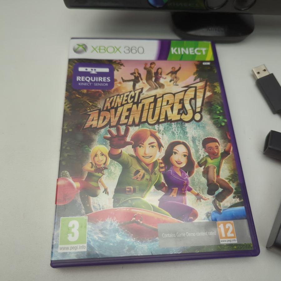 Representative photograph of the same model: Microsoft Xbox 360 Kinect Sensor Camera Inc Kinect Adventures + power supply – image 4