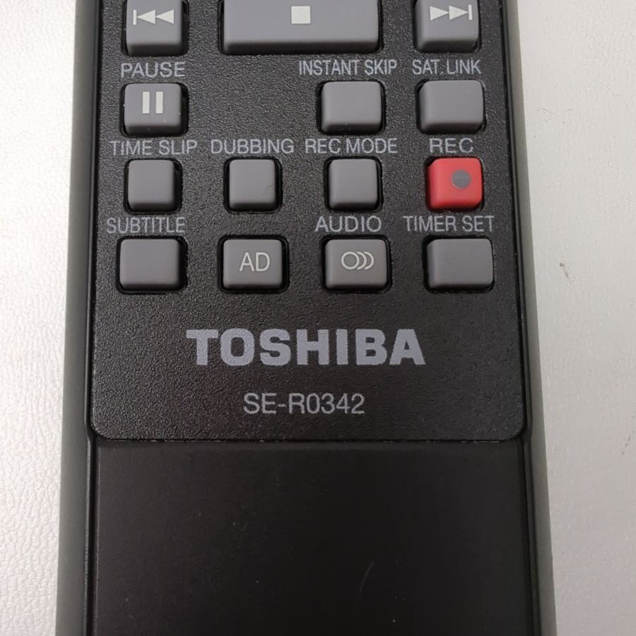 Representative photograph of the same model: SE-R0342 Replace Remote For Toshiba DVD Recorder DVR19DTKB2 DVR20KB DVR19DTKB – image 2