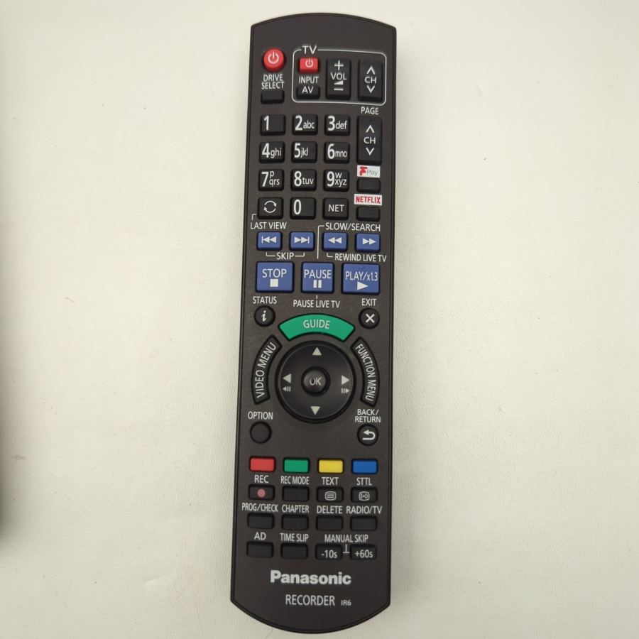 Genuine Panasonic N2QAYB001058 Remote Control For DMR-HWT250 / DMR-PWT655