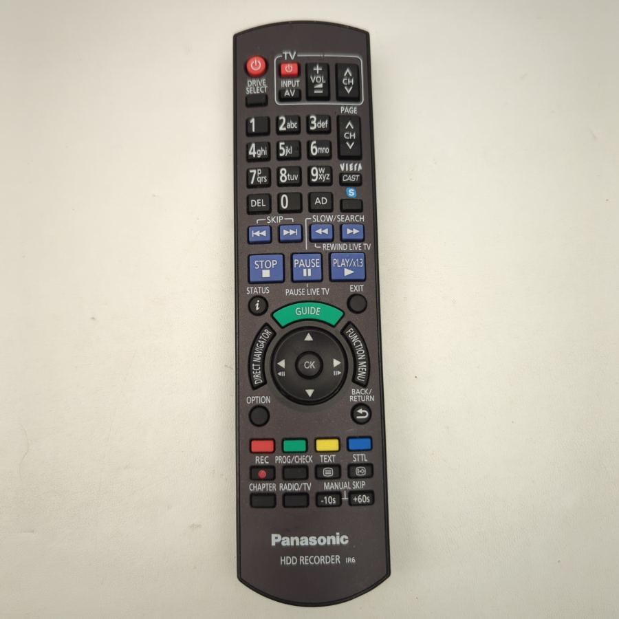 Panasonic N2QAYB000763 Remote for DMR-PWT420 / 530 Blu-Ray HDD Recorder Genuine