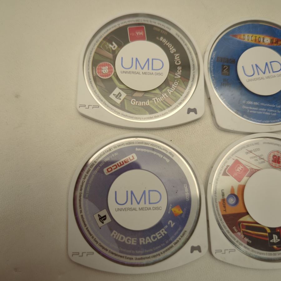 3 x Sony PSP Games Ridge Racer 2, GTA Vice City, Stories , Driver 76 – image 2