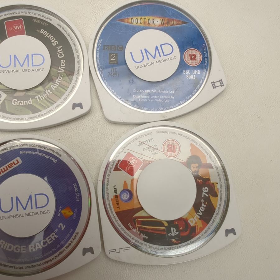 3 x Sony PSP Games Ridge Racer 2, GTA Vice City, Stories , Driver 76 – image 3
