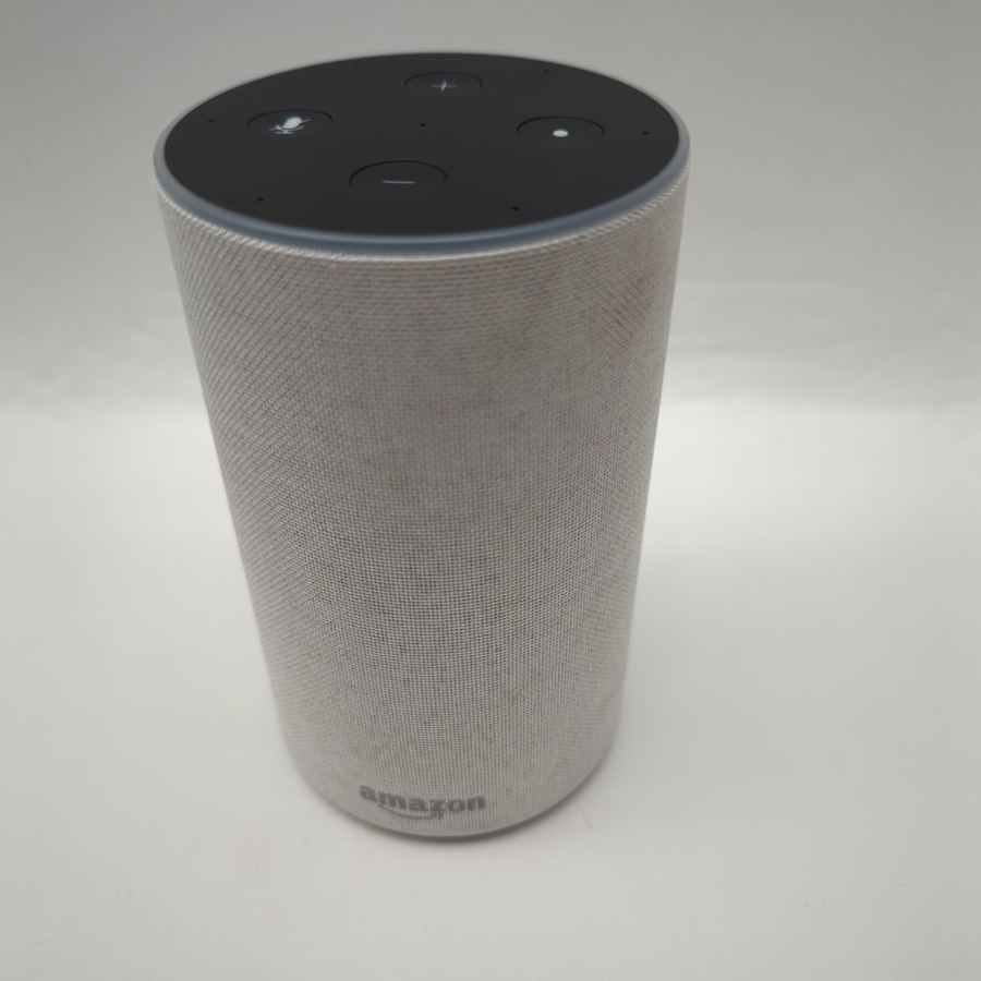 Amazon Echo (2nd Generation) Smart Assistant -Grey Fabric WORKING – image 3