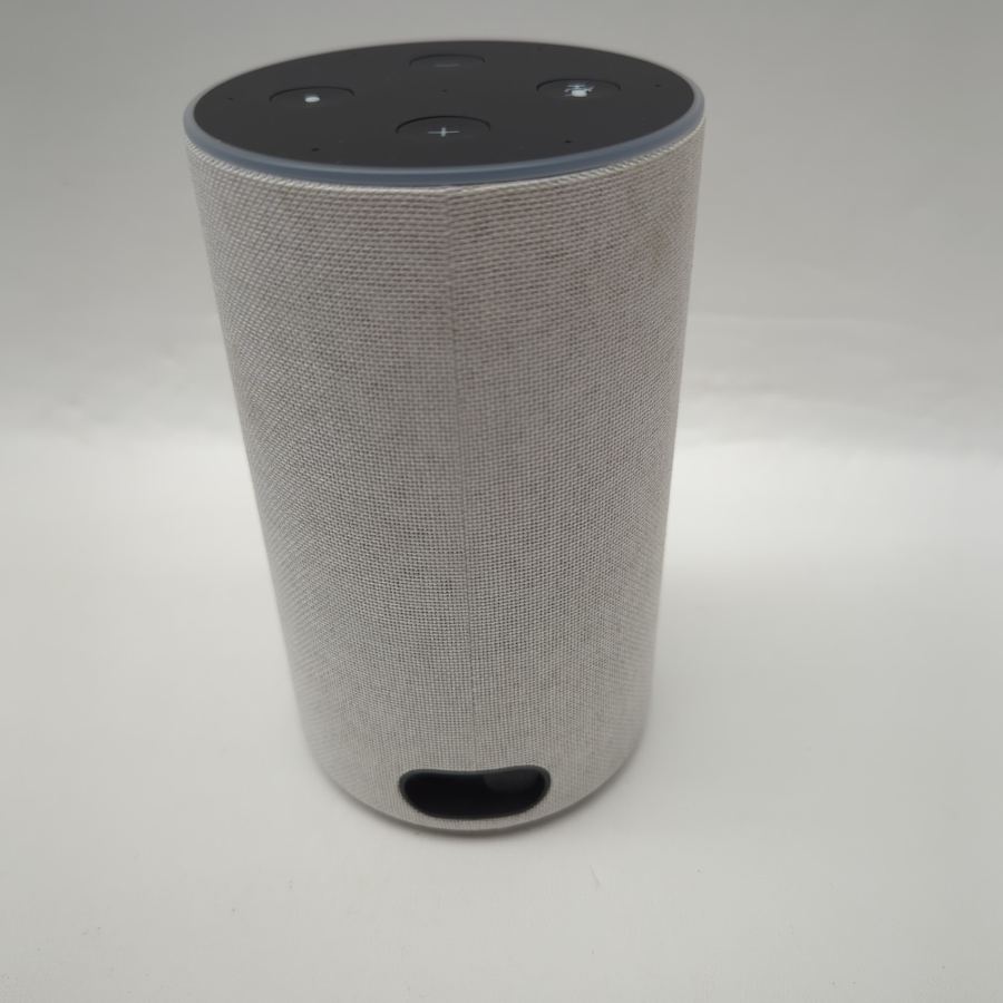 Amazon Echo (2nd Generation) Smart Assistant -Grey Fabric WORKING – image 4