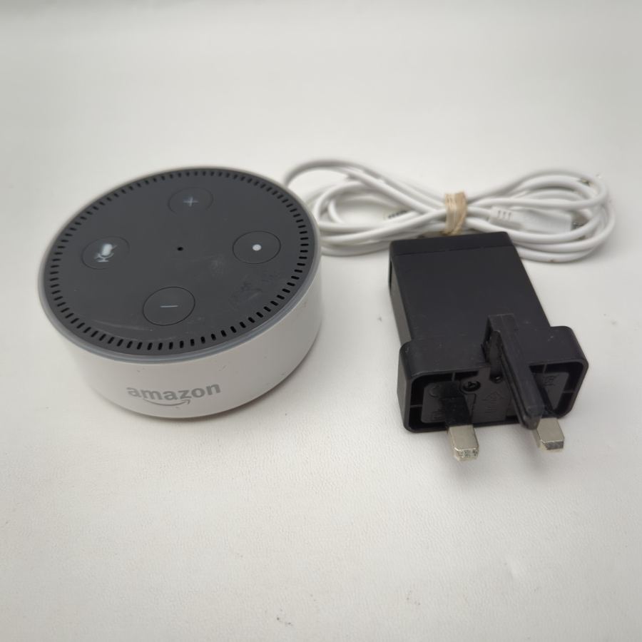Amazon Echo Dot 2nd Generation Smart Speaker with Alexa – White
