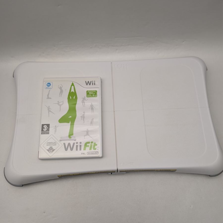 Nintendo Wii Fit Balance Board + Wii Fit + Wii Fit Games | Tested + Cleaned
