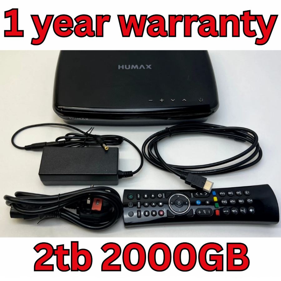 Humax FVP-5000T 2TB Freeview HD Recorder Catch-Up-TV Freeview Play Netflix