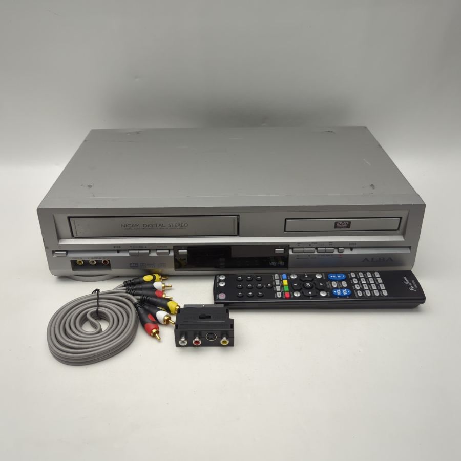 Alba DVCR2 VHS & DVD Combo Player Nicam Digital Stereo Silver Warranty – image 2