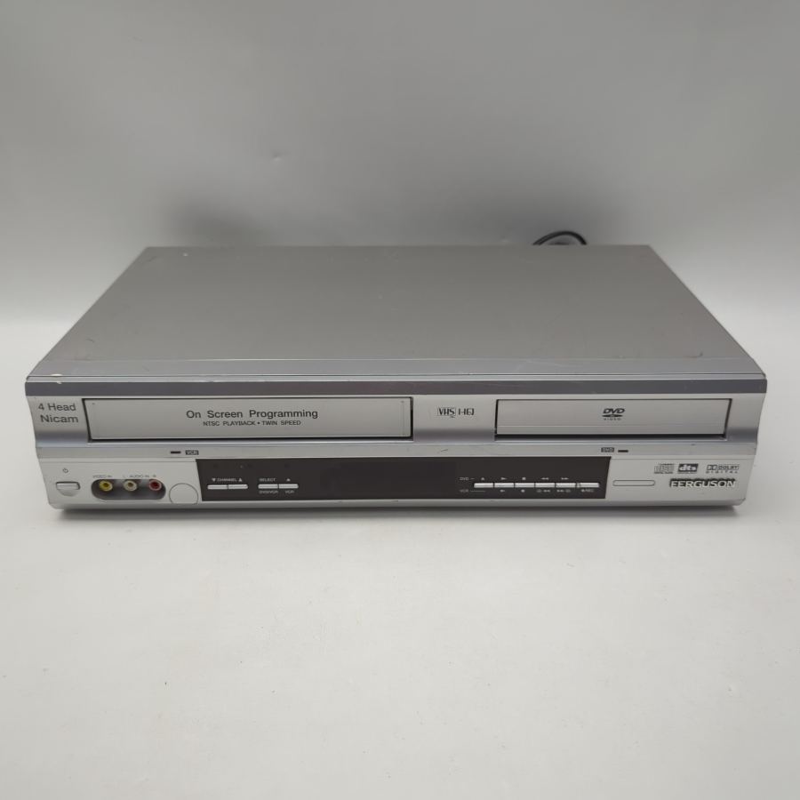 Representative photograph of the same model: Ferguson Model No. FVD 100-01 VHS & DVD Player Combo Warranty Remote 4 Head – image 3