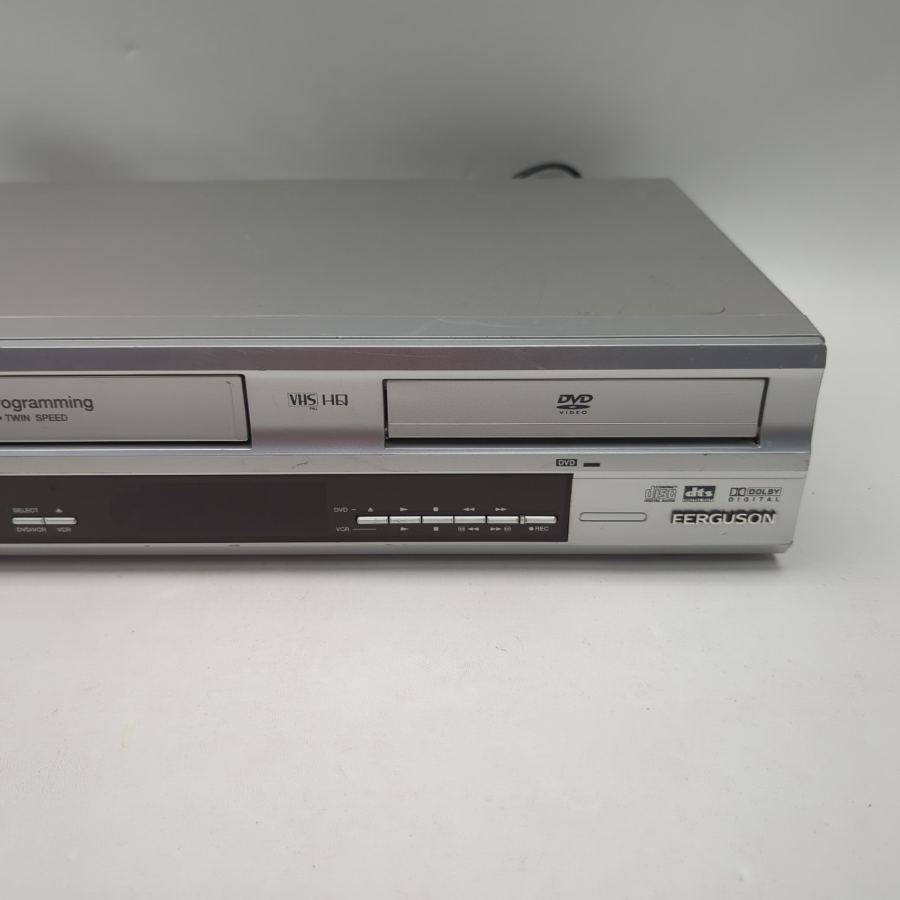 Representative photograph of the same model: Ferguson Model No. FVD 100-01 VHS & DVD Player Combo Warranty Remote 4 Head – image 5