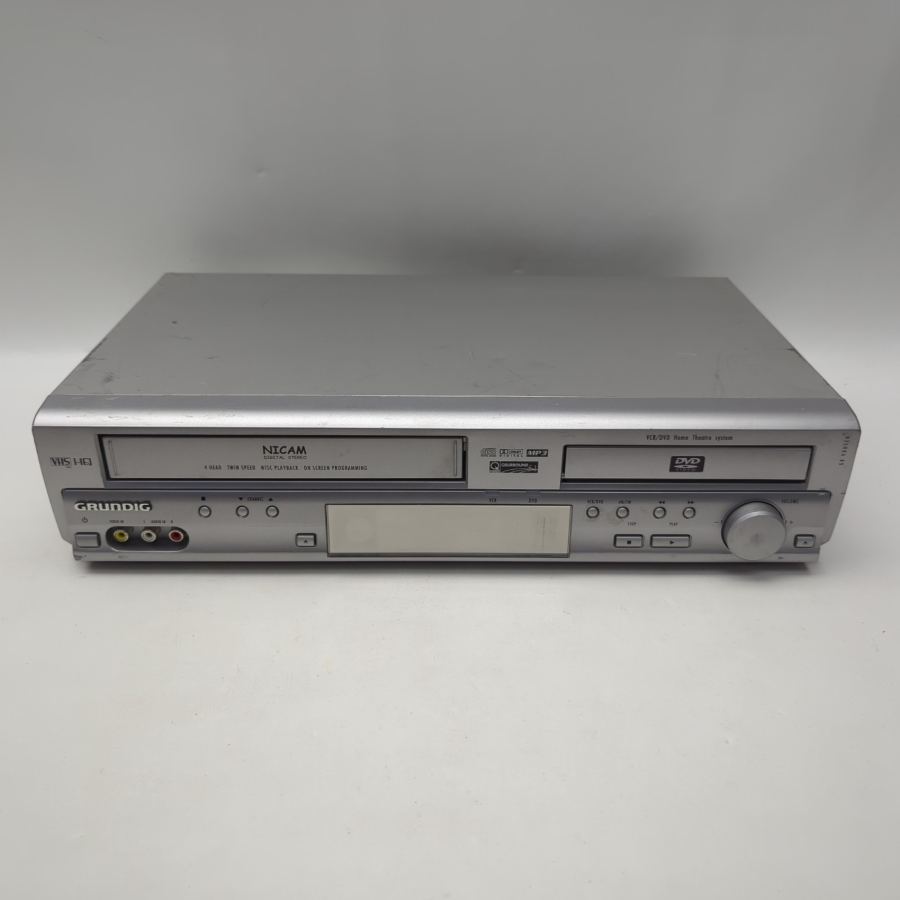Grundig GR-VDHT10 DVD / VHS Player VCR Combo Working & Tested Remote – image 3