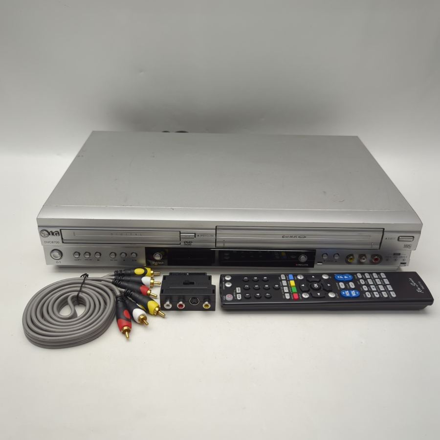 LG DVC8700 VCR & DVD Player 6 Head Video Cassette Recorder remote working – image 2