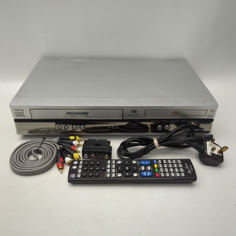 PANASONIC NV-VP30EB-S NICAM SQPB VHS VCR COMBI DVD Video Cassette Player – image 2